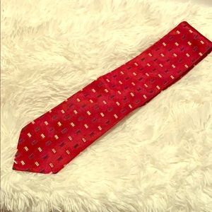 Tommy Hilfiger red-blue tie